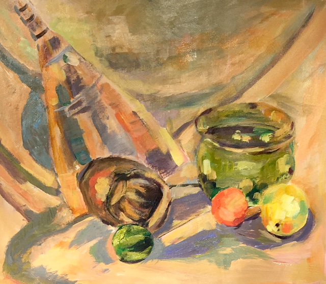 Cours avancé - Manon Simard - Nature morte jaune