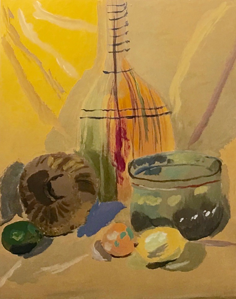 Cours avancé - Lise Fournier - Nature morte jaune